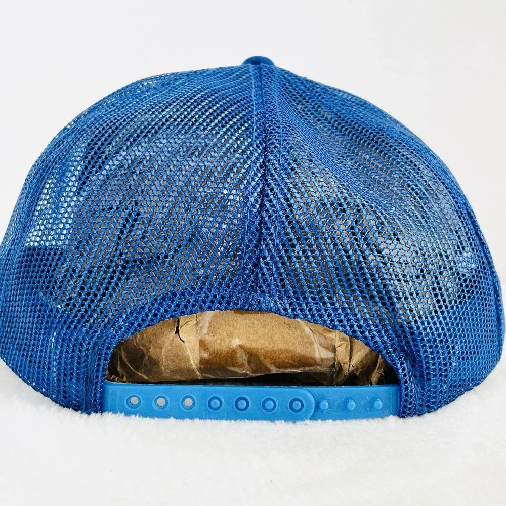 4 Way Transportation Inc. Arkansas Rope Trucker Hat Cap Snapback Adjustable Blue